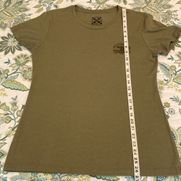 Howitzer women’s t-shirt, olive green, size XL. - Picture 7 of 8